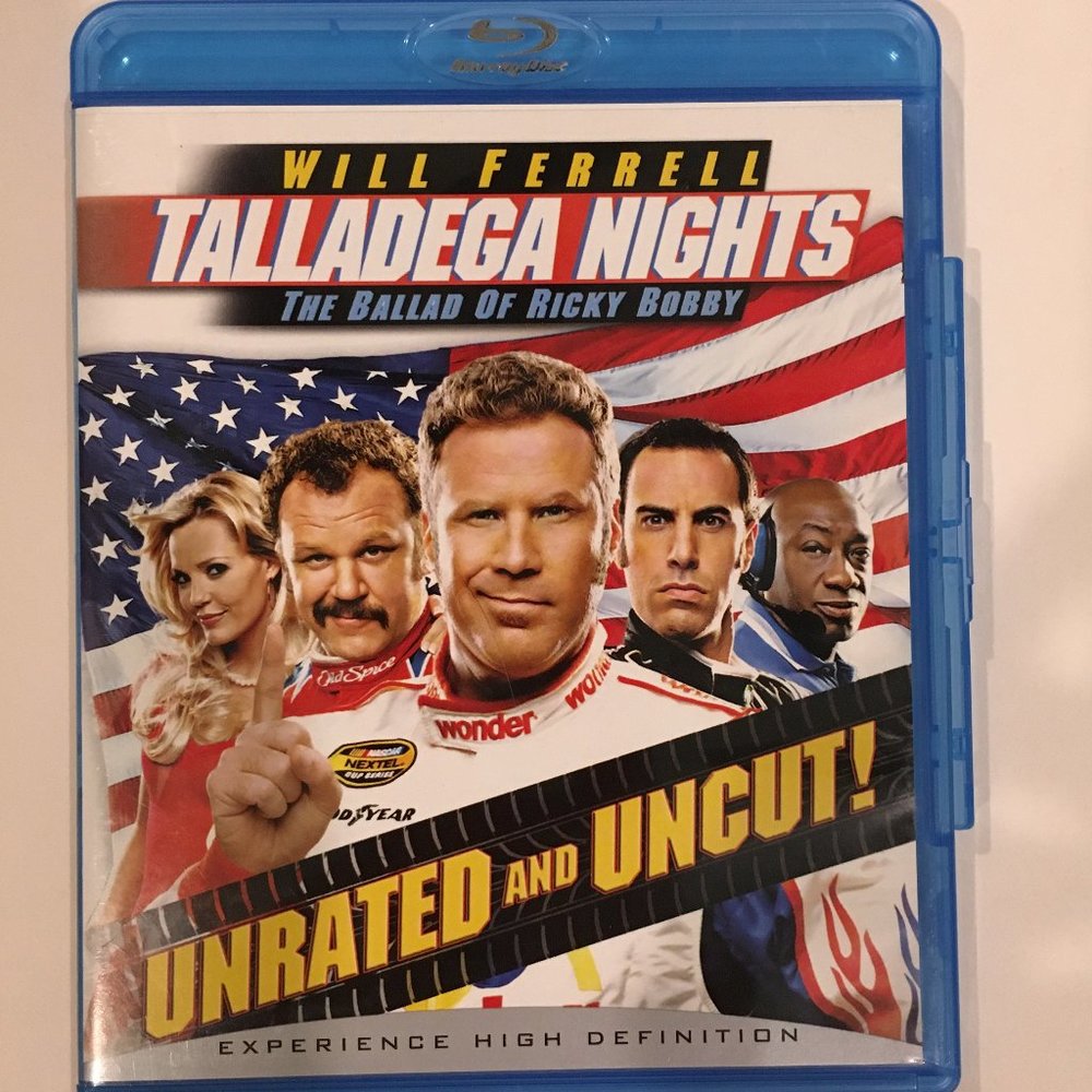 TALLADEGA NIGHTS THE BALLAD OF RICKY BOBBY UNRATED UNCUT Blu-Ray